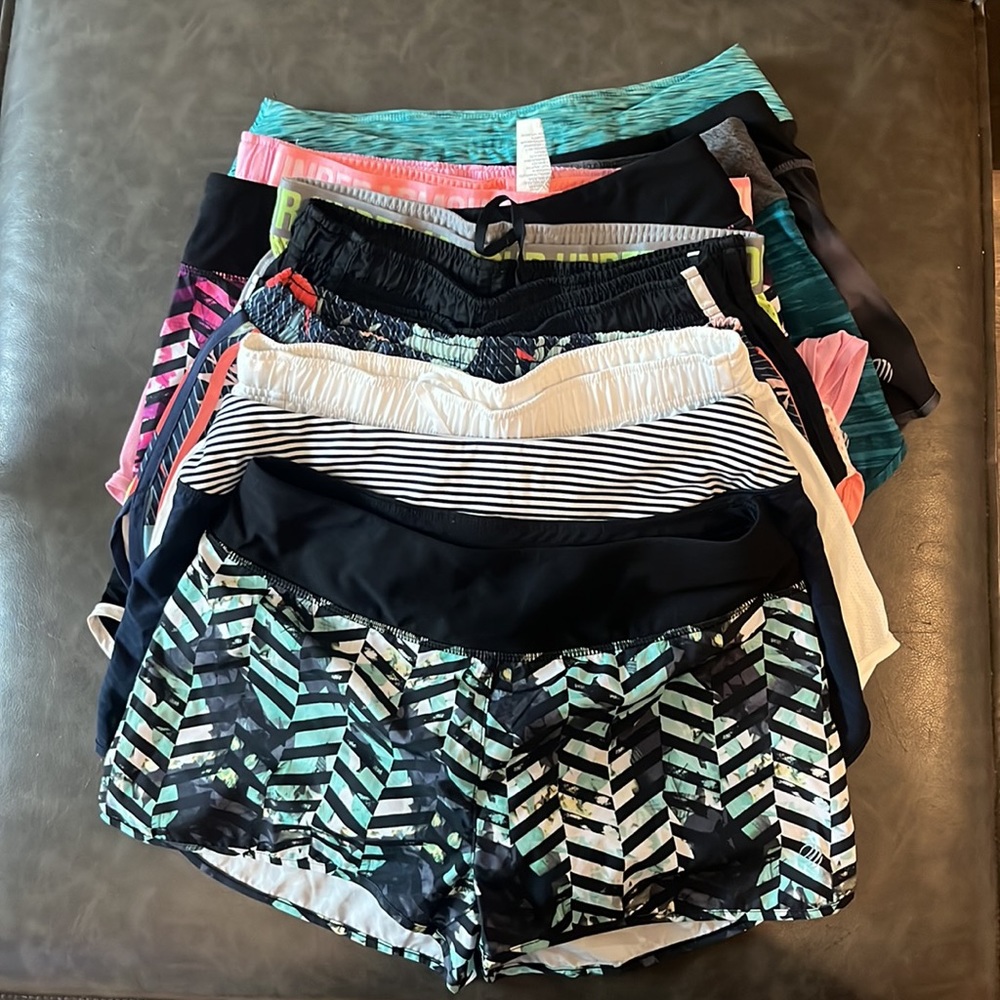 Bundle of 13 athletic shorts all from Nike champion under armour